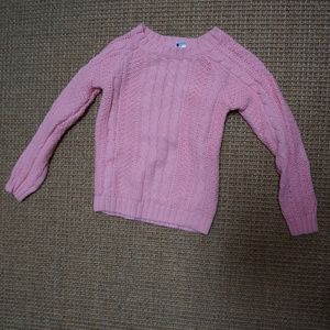 Girls Size 5 Carter's Pink Knit Sweater